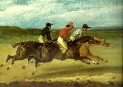 charles emile callande course de chevaux montes Germany oil painting artist